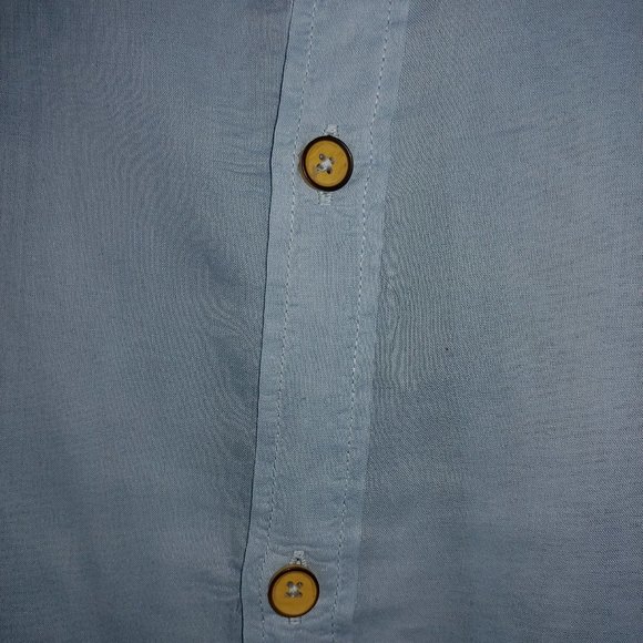 Zara Mens L Soft Cotton Dress Shirt - Picture 7 of 8